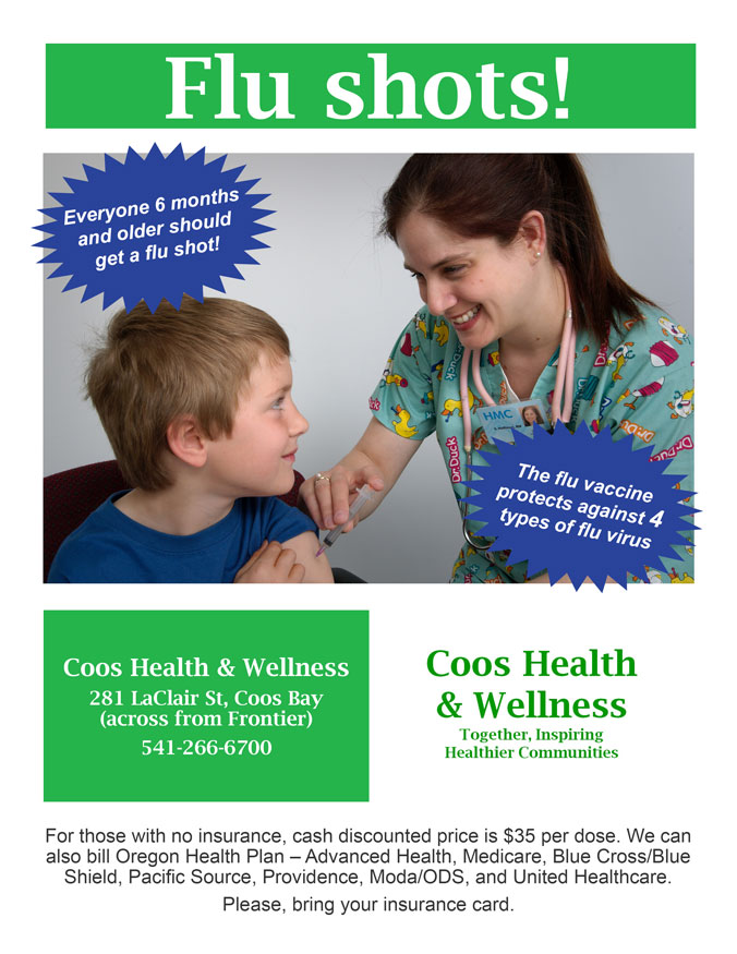 Flu Shots Available | Coos Health & Wellness