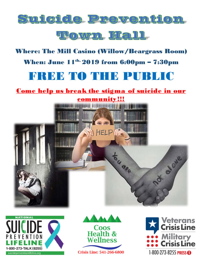 Suicide Prevention Town Hall | Coos Health & Wellness